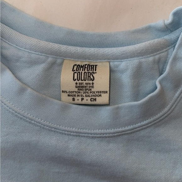 Cool Mom Baby Blue &‎ Pink Graphic Oversized Sweatshirt - Picture 4 of 10